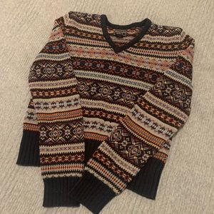 Vintage 1990 Abercrombie & Fitch Fair Isle Sweater